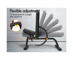 BLACK LORD Commercial Weight Bench Flat Incline Press Sit-up Fitness Home Gym