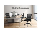 ALFORDSON Mesh Office Chair Executive Tilt Fabric Computer Seat Racing Work All Black