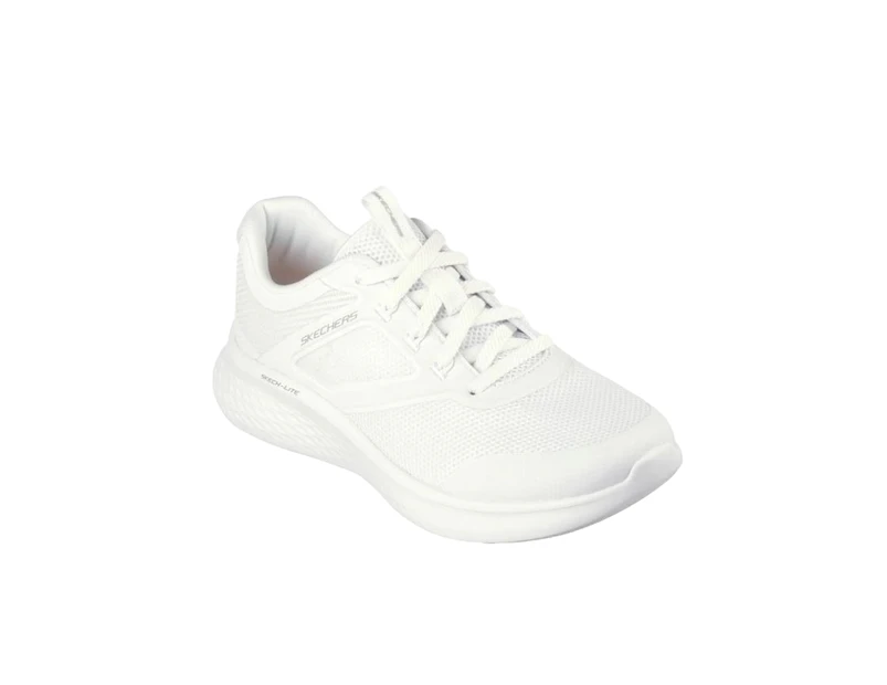 Womens Skechers Sketch-Lite Pro Uniform Ave White Athletic Shoes - White