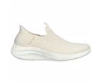 Womens Skechers Slip-Ins Ultra Flex 3.0 Cozy Streak Natural Athletic Shoes - Natural