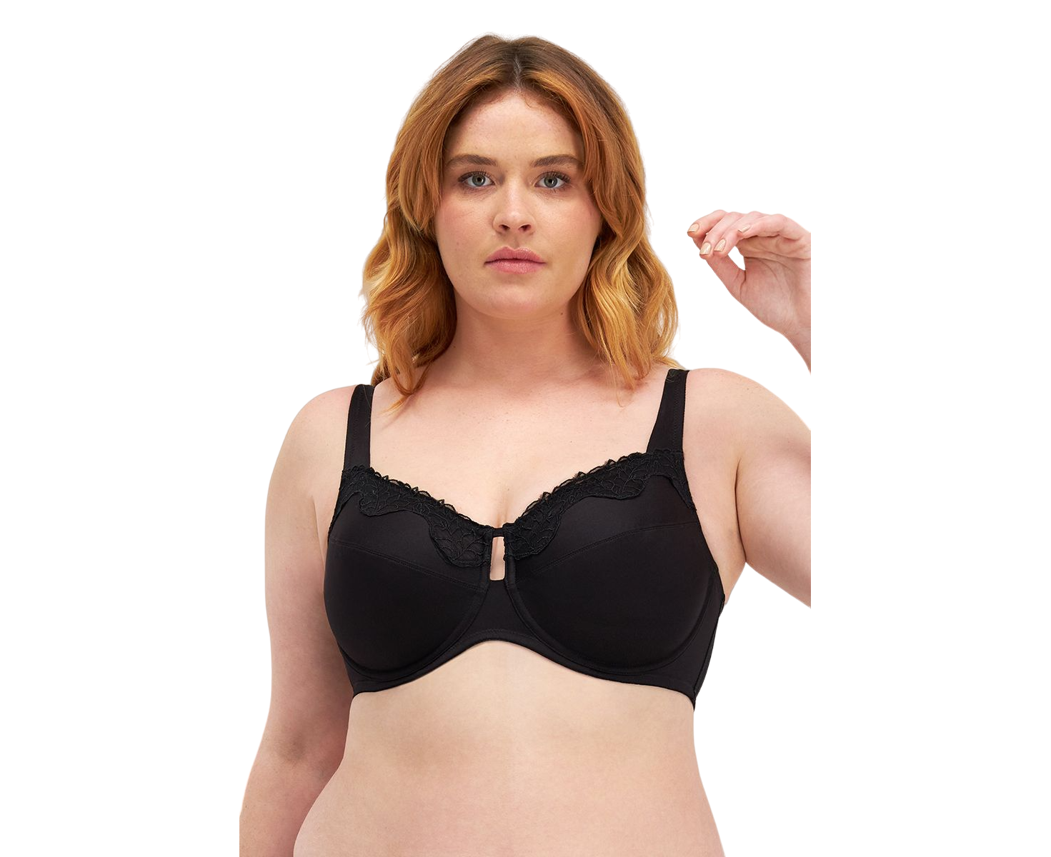 5 x Berlei Bra Womens Classic Lace Embroidered Wirefree Black  Elastane/Nylon - Black