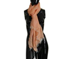 Authentic MALO Womens Logo Scarf - Coral