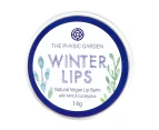 The Physic Garden Natural Vegan Lip Balm Winter Lips With Mint & Eucalyptus 14 g