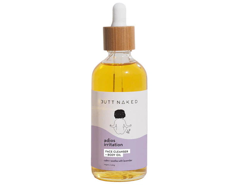 Butt Naked Lavender Cleansing Body & Face Oil (Cruelty & Palm Oil Free) 90 ml