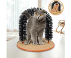 Pets Cat Arch Self Groomer Massager Groom Toy Dog Brushes Puppy Scratcher Toys