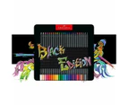 Faber Castell Black Edition Colour Pencils Tin 24 Pack Set