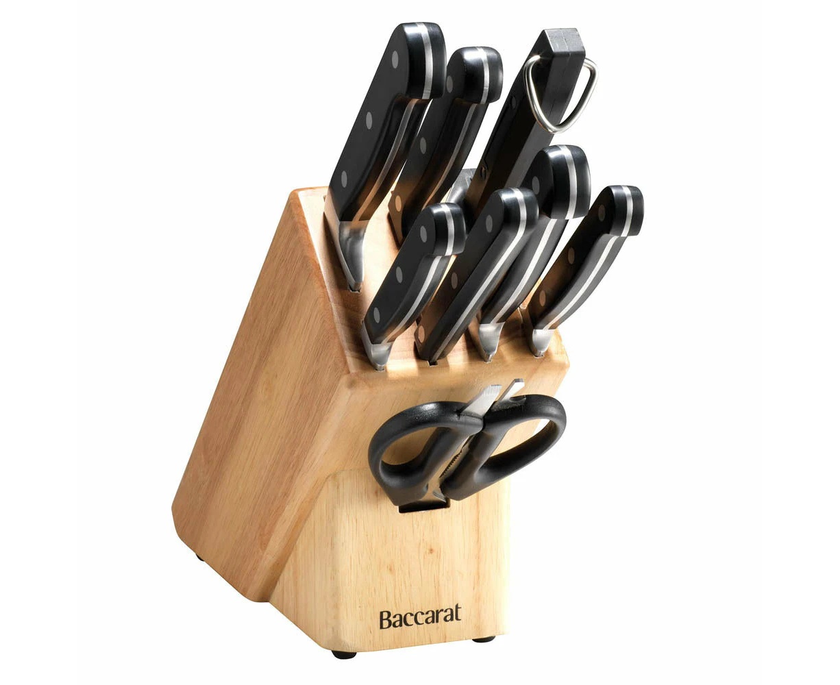 Baccarat Sabre 9 Piece Knife Block 43.5X13.5X22.5cm