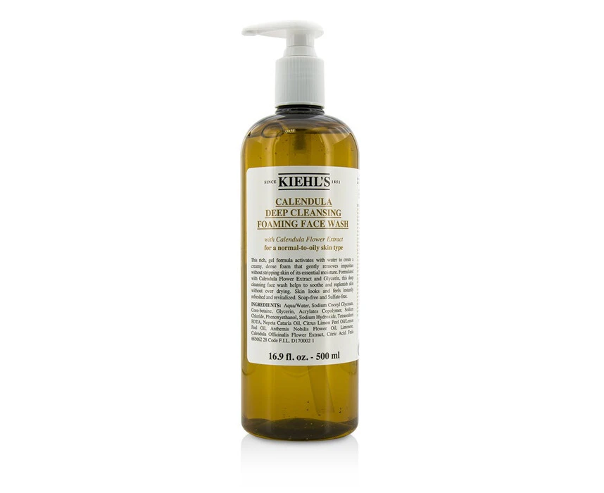 Kiehl's Calendula Deep Cleansing Foaming Face Wash 500ml/16.9oz