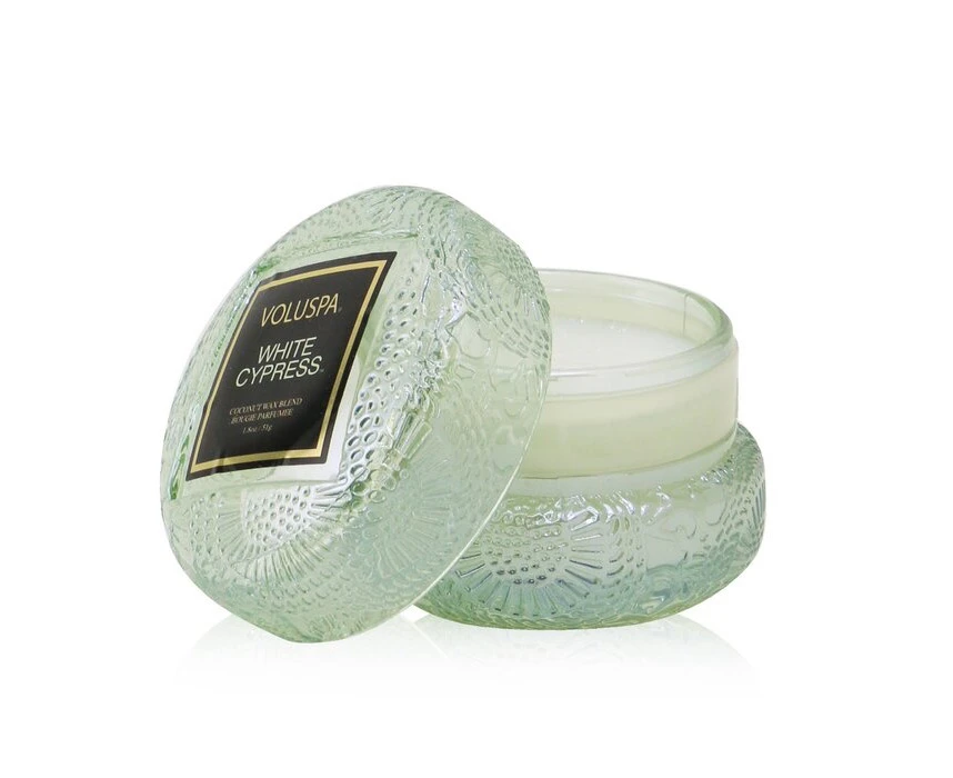 Voluspa Macaron Candle  White Cypress 51g/1.8oz