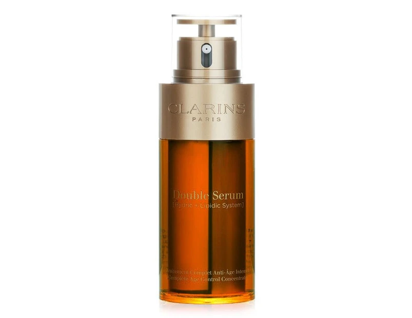 Clarins Double Serum (Hydric + Lipidic System) Complete Age Control Concentrate (Deluxe Edition) 75ml/2.5oz