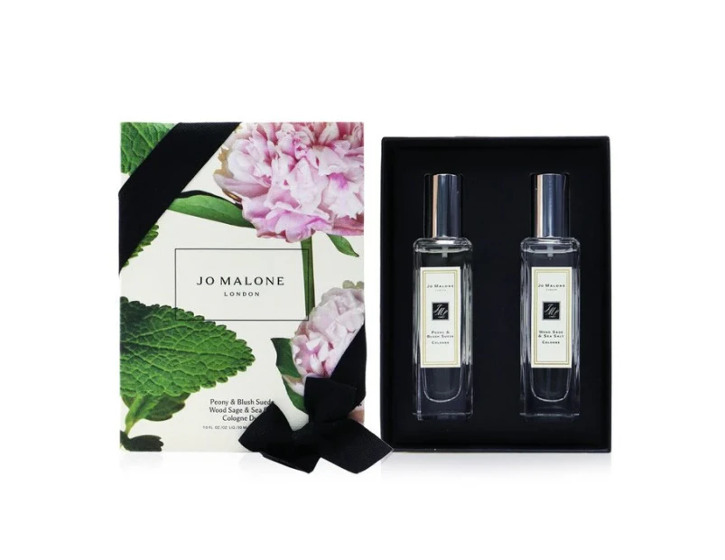 Jo Malone Peony & Blush Suede And Wood Sage & Sea Salt Cologne Duo Set 2x30ml/1oz