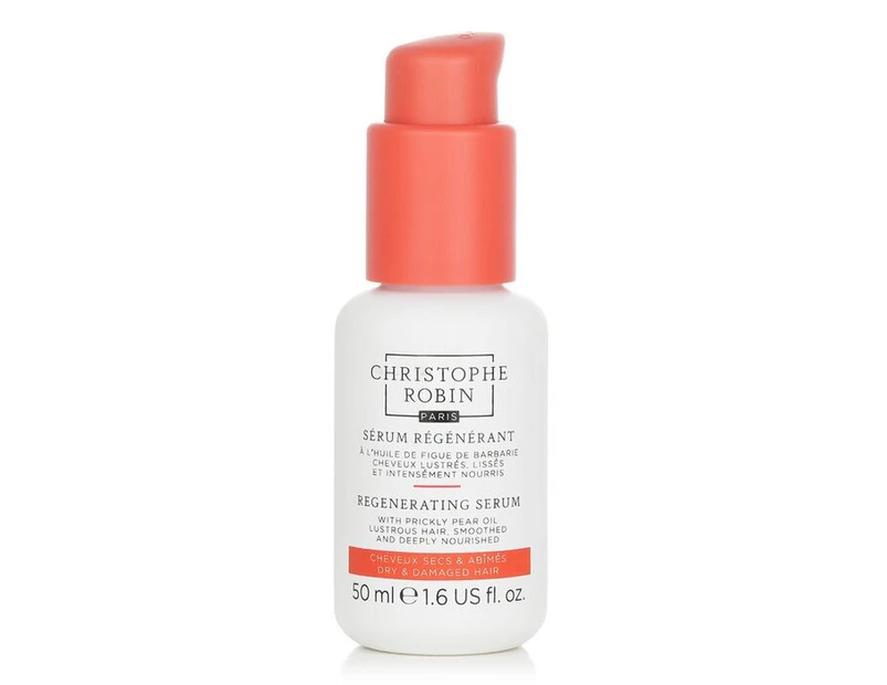 Christophe Robin Regenerating Serum with Prickly Pear Oil  Dry & Damaged Hair 50ml/1.6oz