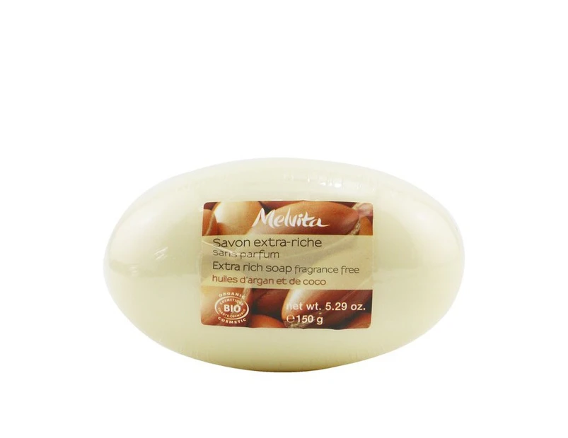 Melvita Extra Rich Soap With Argan Oil  Fragrance Free 150ml/5.29oz