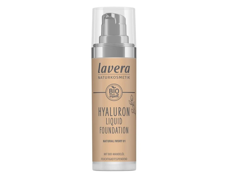Lavera Hyaluron Liquid Foundation  # 01 Natural Ivory 30ml/1oz