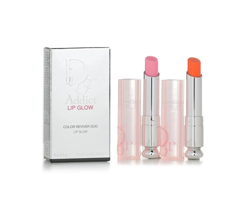 Christian Dior Addict Lip Glow Duo Set 2pcs