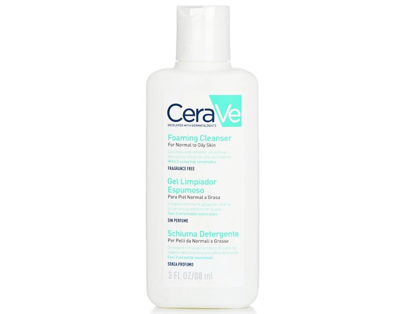 CeraVe Foaming Cleanser For Normal To Oily Skin 88ml/3oz