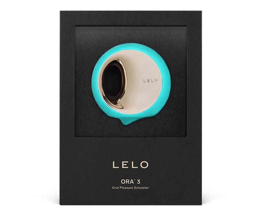 LELO ORA 3 Oral Pleasure Simulator - Luxury Clitoral Vibe - LELO Aqua