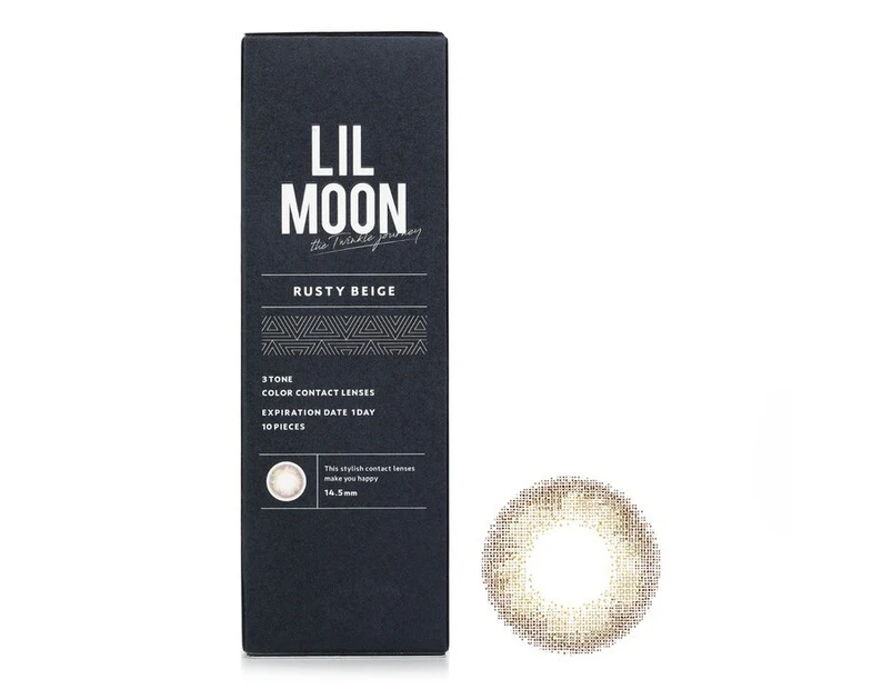 Pia Lilmoon Rusty Beige 1 Day Color Contact Lenses   2.50 10pcs