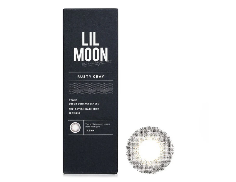Pia Lilmoon Rusty Gray 1 Day Color Contact Lenses   3.00 10pcs