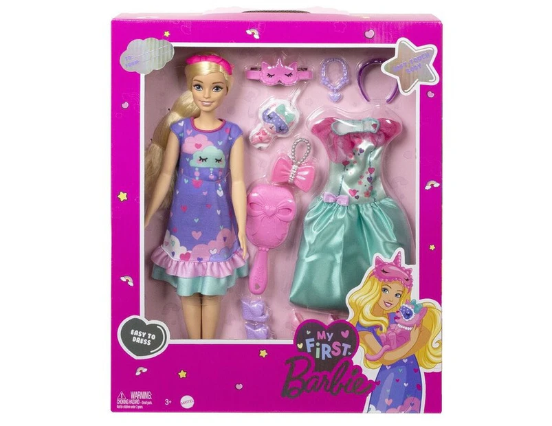 Barbie Doll For Preschoolers My First Barbie Deluxe Blonde