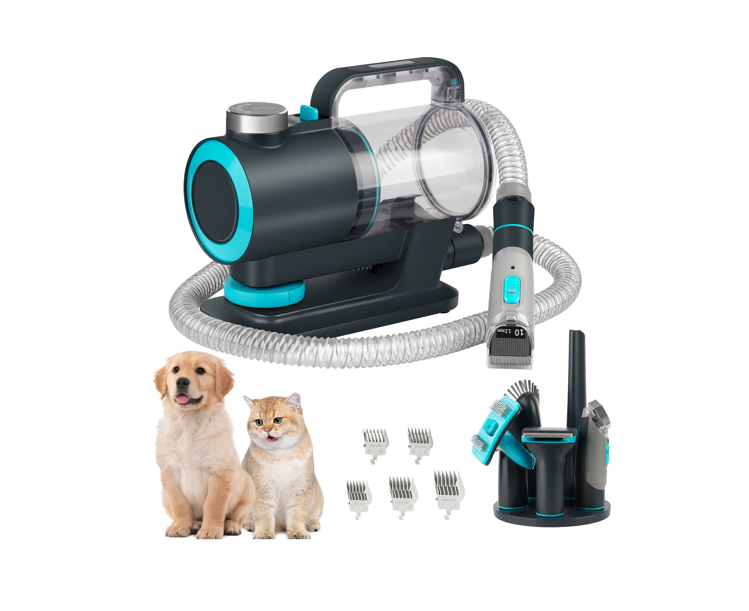 LYLLI PILLY 5-in-1 Pet Grooming Kit Vacuum For Pet Families