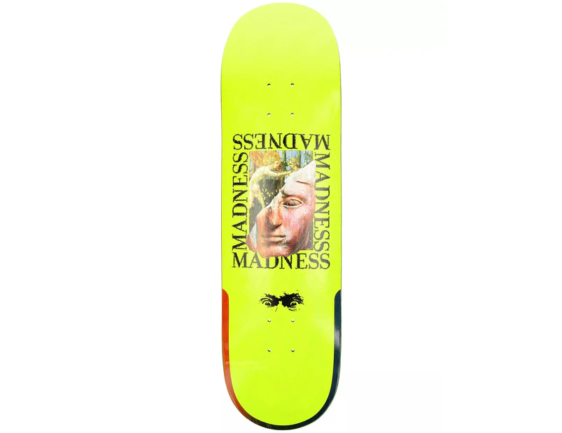 Madness Deck Labotomy R7 Neon Yellow 8.5 Inch Width - Black