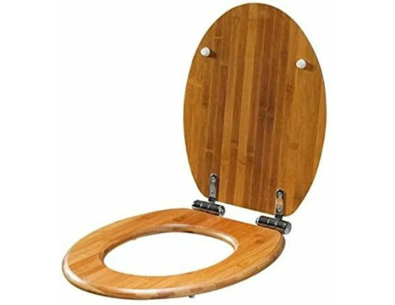 Timber Toilet Seat Solid Brewer Heritage Wood Bathroom