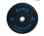 Sumo Strength Hi-Temp Colour Rubber Bumper Plate - 20kg (single)