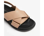 Target Womens Crossover Moulded Sandal - Maria - Brown