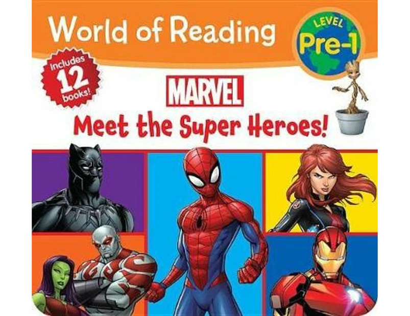 World of Reading Marvel: Meet the Super Heroes!-Pre-Level 1 Boxed Set