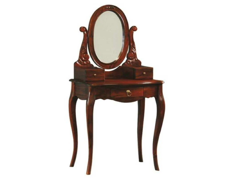 CT Queen Ann 3 Drawer Small Dressing Table