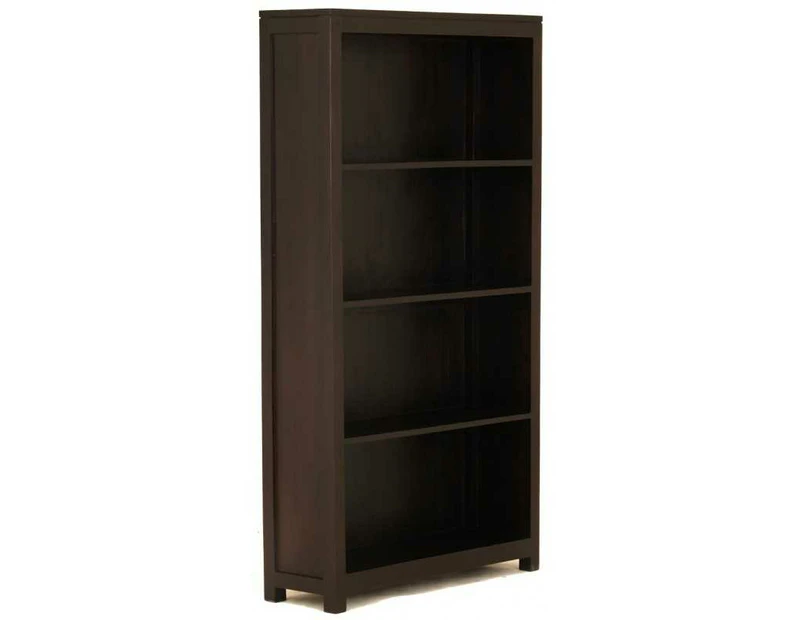 CT Amsterdam Solid Mahogany Timber Wide Bookcase