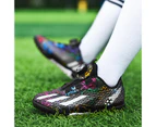 Kids Cleats Men Training Soccer Shoes Artificial Grass Football Shoes AG Sports Shoes -Gold