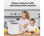 YOPOWER 2.2L Ice Makers Countertop Ice Machine for Home Kitchen Office Bar Party White