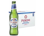 Peroni Nastro Azzurro Imported From Italy Beer Case 4 X 6 Pack 330ml Bottles