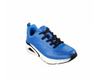 Mens Skechers Tres-Air Uno Modern Aff Air Sneaker Blue Shoes - Blue