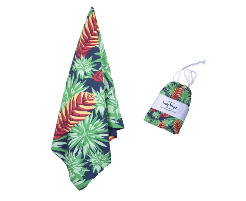 Lazy Dayz Sand Free Beach Towel 80x160cm - Mossman - Quick Dry