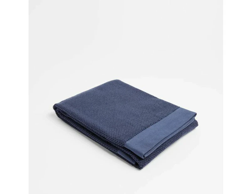 Target Flynn Cotton and Viscose derived from Bamboo Bath Towel - Navy