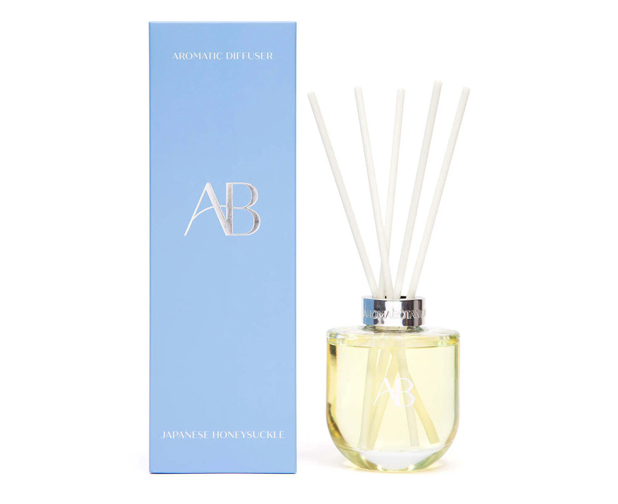 Aromabotanical 200ml Reed Diffuser Scented Home Fragrance Japanese Honeysuckle