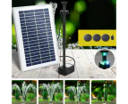 Gardeon Solar Pond Pump with Battery LED Lights 4.4FT