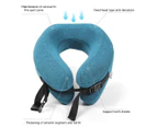 Travel Pillow - Memory Foam Neck Cushion - Flight Support Neck Pillow for Travel  Essentials-coffee