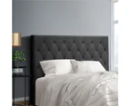 Artiss Bed Head Double Size Fabric - CAPPI Charcoal