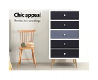 Scandinavian Style Tallboy Chest of Drawers