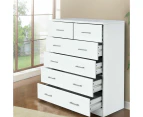 Artiss 6 Chest of Drawers - ANDES White