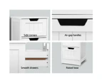 Artiss 4 Chest of Drawers  - LEESA White