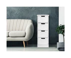 Artiss 4 Chest of Drawers  - LEESA White