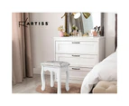 Artiss Dressing Table Stool Velvet White