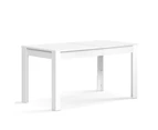 Artiss Dining Table Rectangular 4 Seater 120CM White Natu