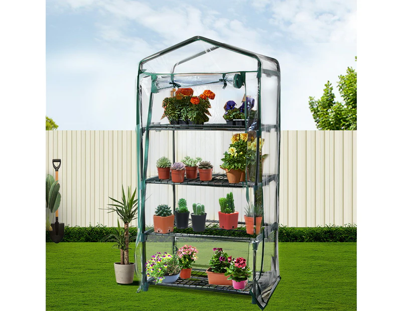 Greenfingers Greenhouse 4 Tiers Mini Green House Garden Bed Planter Box 1.6x0.7x0.5M