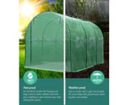 Green Fingers Greenhouse 3x2x2M Walk in Green House Tunnel Plant Garden Shed Dome